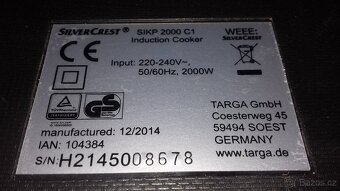 Indukční vařič. - 3