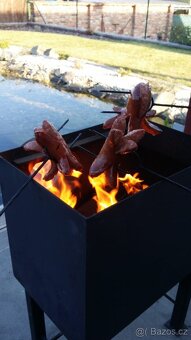 Topeniště - kamínka k udírně - 3