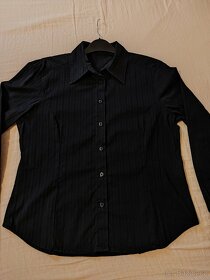 Dámská černá košile s elastanem, vel. 40 - 3