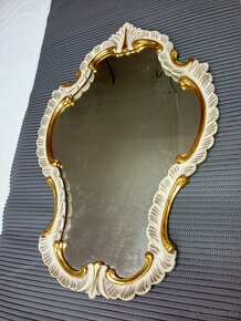 Prodám krásné staré závěsné zlacené zrcadlo - 3