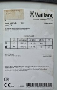 Vailant zásobník na vodu 120l - 3