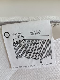 SKÖNAST matrace dětská IKEA 120x60 - 3