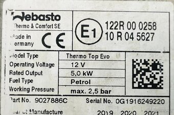 BMW G01 G11 G20 G30 G32 webasto nezávislé topení - 3