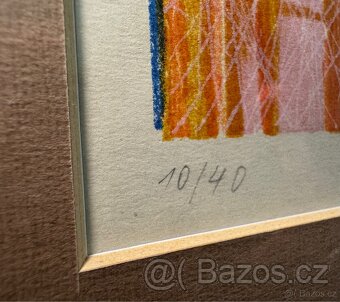 Obraz J.Hanza 10/40 grafika rok 1974 - 3