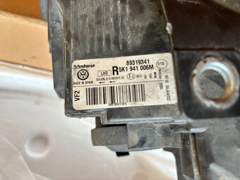 Přední světla halogen Golf 6 GTI - originál Valeo - pár - 3