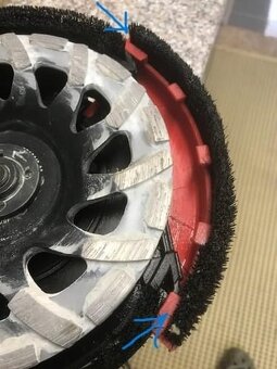 Nová FANZWORK Bruska na beton diamantový brusný kotouč 1500W - 3