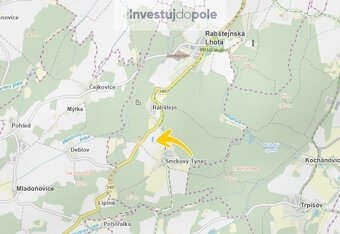 Prodej podílu 1/3 pole 942 m², Rabštejnská Lhota - Smrkový T - 3