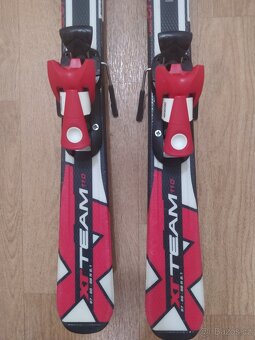 Dětské lyže, 110cm, velmi dobrý stav - 3