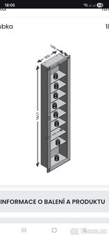 Nástěnná vitrína BORA - dub sonoma - 3