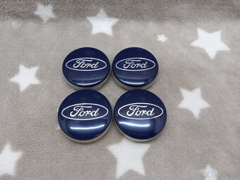 Středové krytky Ford, 54x52mm Modré - 3