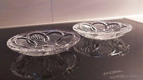 broušený talířek, miska - 2 ks - 3