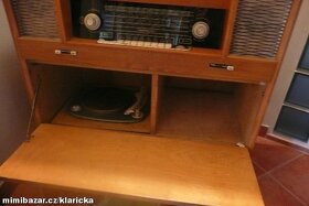 Staré rádio,gramofon - 3