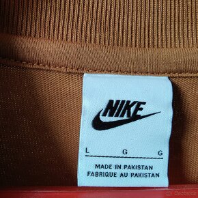 Pánské Nike Long-Sleeve Mock-Neck Triko - hnědé, L - 3