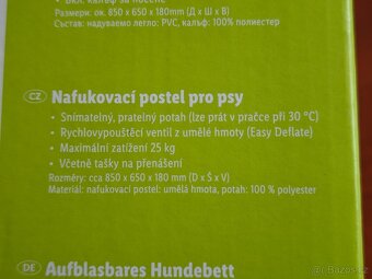 Nafukovací pelech Zoofari pro psy, NOVÝ - 3