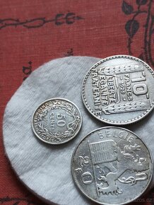 STŘÍBRNÝ 20+10 FRANC+ 50CENT - 3