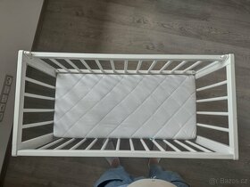 Dětská přístavná postýlka Fillikid Cocon white bílá s matrac - 3