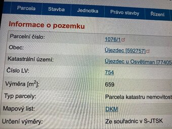 Prodej stavební parcely Újezdec u Osvětiman - 3