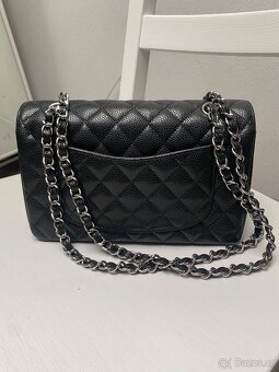 Chanel classic flap kabelka černá, caviar leather - 3
