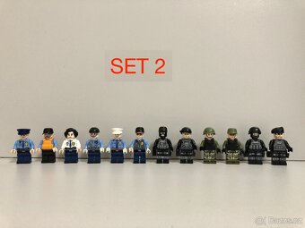 Rôzne sety vojakov (8ks) 2 + doplnky - typ lego - 3