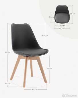 WOLTU BH29gr-2 2 jídelní židle - 3