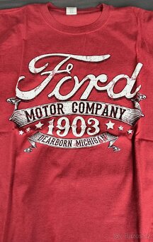 Bavlněné triko s potiskem Ford - 3