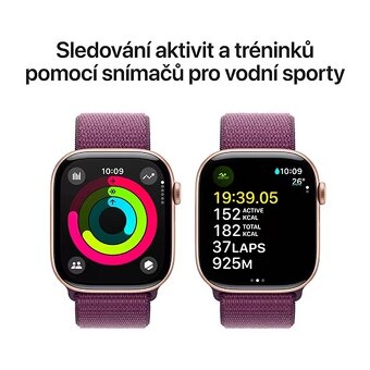 Apple Watch Series 10 46mm,Růžově zlatý hliník - 3
