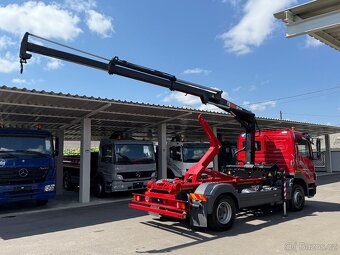 MERCEDES-BENZ ATEGO 1218 HÁKOVÝ NOSIČ vh100 HYDRAULICKÁ RUKA - 3