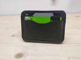 Kožené pouzdro na doklady – ruční výroba - 3