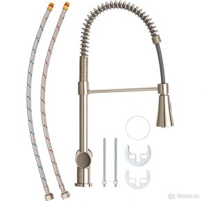 Stojánková dřezová baterie - nerez ocel KI-1172 - 3