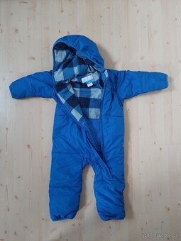 Modrá péřová kombinéza Columbia, 18-24 měsíců - 3