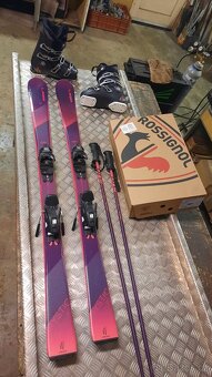 Lyže ELAN 152, Boty ROSSIGNOL ( nové ) Dámský set - 3