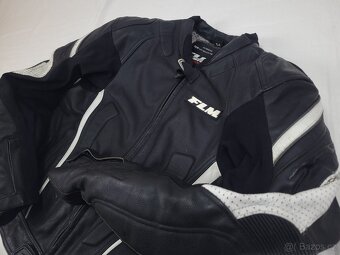 FLM Greyhound pánska kožená moto kombinéza XL/L 54/52 - 3