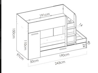 Patrová postel ALDO - 3