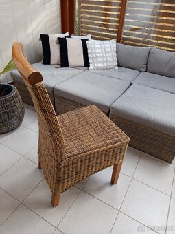 Ratanové židle 4 ks - 3