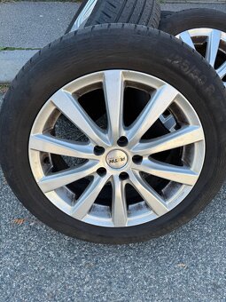 ALU kola 7x17 5x115 s letními pneu 225/50/17 - 3