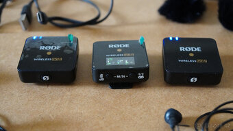Rode Wireless go II + klopové mikrofony + case - 3