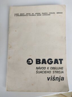 VIŠNJA BAGAT -kufříkový šicí stroj - 3