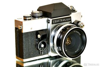 Exakta RTL1000 + CZJ 2,8/50mm + 4/200mm + brašna - 3