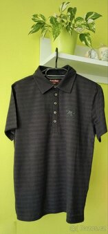 Pánské tričko polo s proužkem - 3