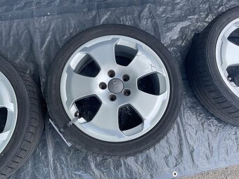 Celá ALU kola AUDI s pneu BRIDGESTONE POTENZA - 3
