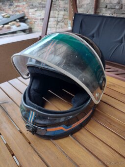 Retro helma na motorku Cassida - 3