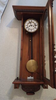 Vídeňské nástěnné hodiny – funkční kyvadlové - 3