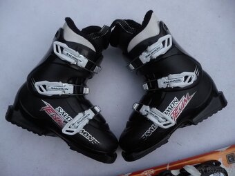 363. Detske lyže ROSSIGNOL - 120cm + boty SALOMON 37 eu SET - 3