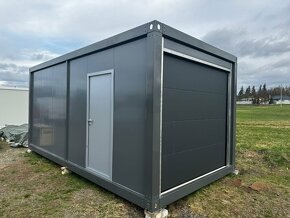 Stavební Buňka/ kontejner 6m3m - Sekční vrata - záruka - 3