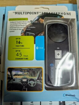 Bluethooth handsfree s klipem na stínítko - 3