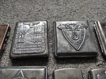 postříbřené tabatěrky NSDAP,Wehrmacht a další - 3