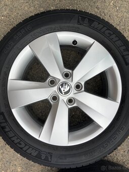 Alu 5x112 r16,Škoda Octavia 3,205/55 16-pekne - 3
