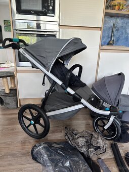 Kocarek Thule urban glide 2 + korbicka + prislusenstvi - 3