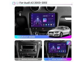 Android autorádio s navi pro AUDI A3 (2003-2013) - 3