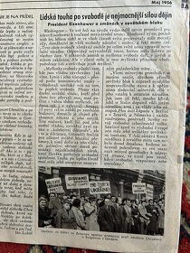 Svobodná evropa a Slobodná evropa kveten 1956 original - 3